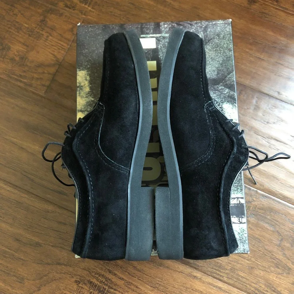 Mens Property brand black suede oxford shoes size 8.5 with box - Picture 9 of 9